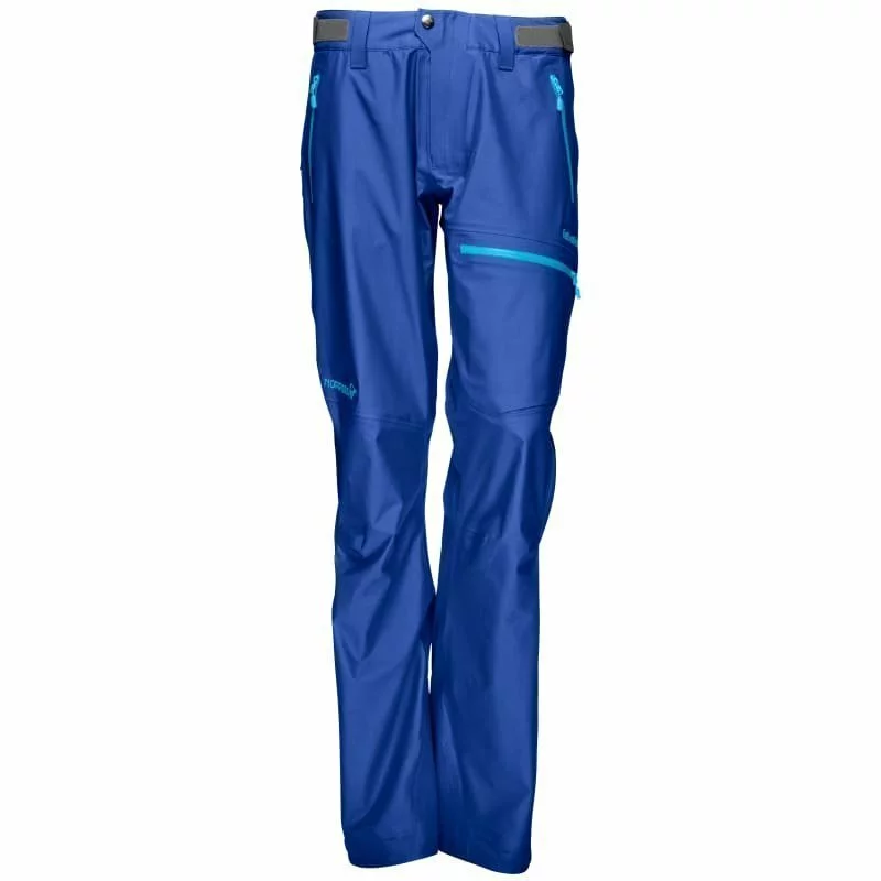 Norrøna Falketind Gore-Tex Pants Women's M Ionic Blue 3 Norrøna Falketind Gore-Tex Pants Women's M Ionic Blue