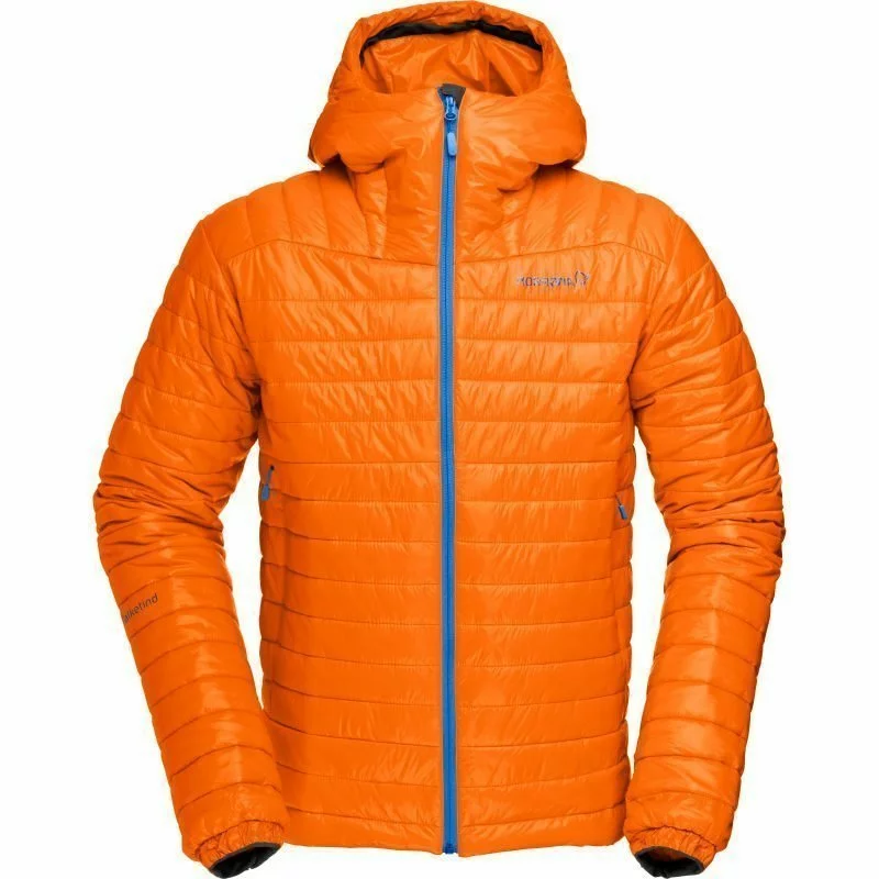 Norrøna Falketind PrimaLoft100 Hood Jacket Men's XL Pure Orange 3 Norrøna Falketind PrimaLoft100 Hood Jacket Men's XL Pure Orange