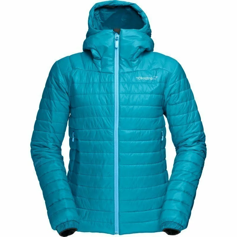 Norrøna Falketind PrimaLoft100 Hood Jacket Women's M Iceberg Blue 3 Norrøna Falketind PrimaLoft100 Hood Jacket Women's M Iceberg Blue
