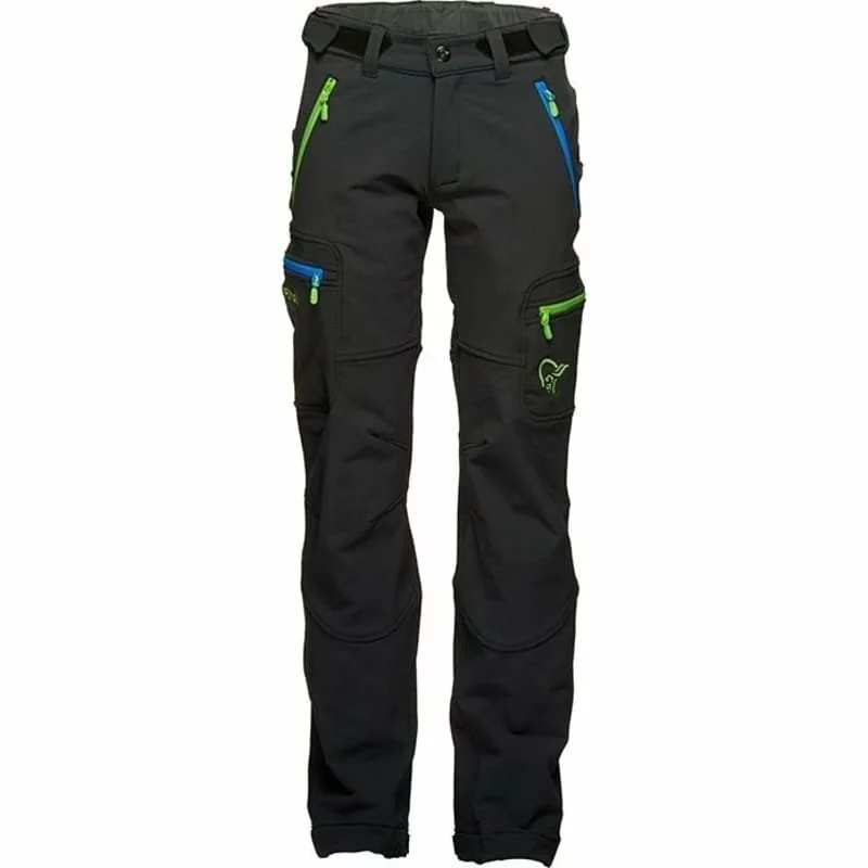 Norrøna Svalbard Flex1 Pants Junior 158 Caviar/Bamboo Green 3 Norrøna Svalbard Flex1 Pants Junior 158 Caviar/Bamboo Green