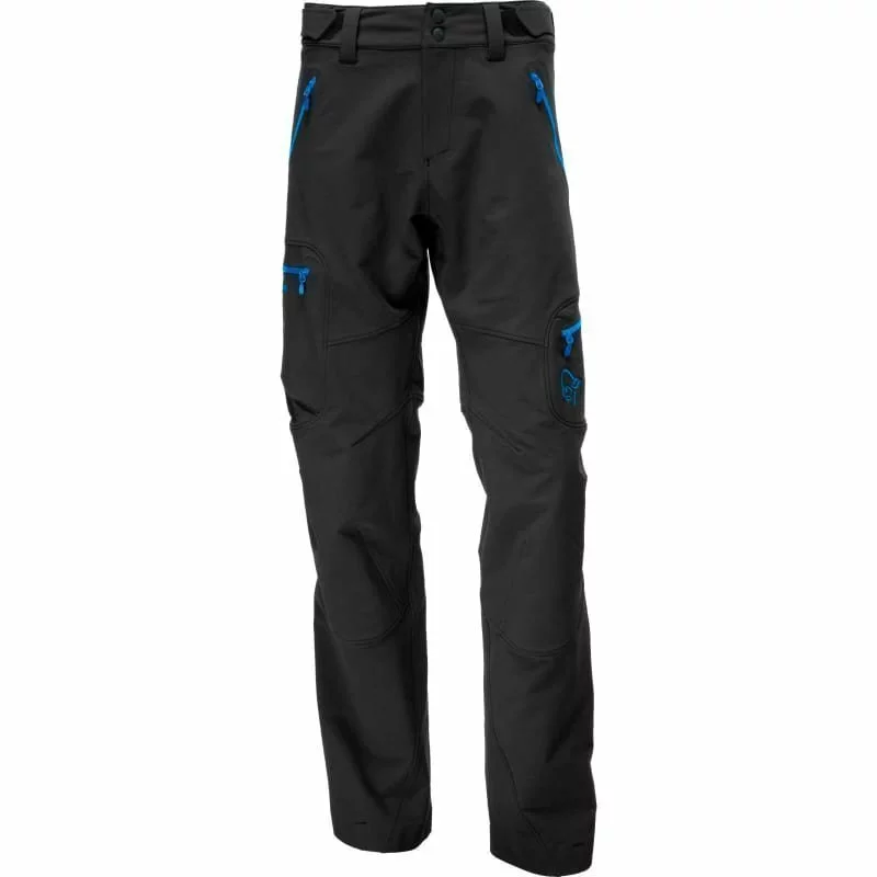 Norrøna Svalbard Flex1 Pants M S Caviar/Signal Blue 3 Norrøna Svalbard Flex1 Pants M S Caviar/Signal Blue