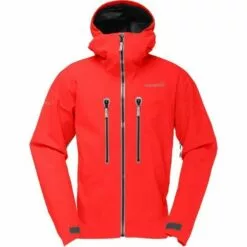 Norrøna Trollveggen Gore-Tex Pro Jacket Men's XL Crimson Kick