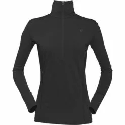 Norrøna Wool Zip Neck Women's XL Caviar